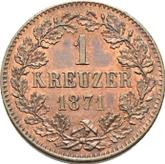 Reverse Kreuzer 1871