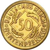 Obverse 50 Rentenpfennig 1923 A