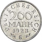 Reverse 200 Mark 1923 G