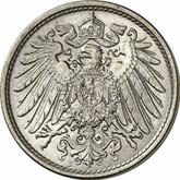 Reverse 10 Pfennig 1893 J