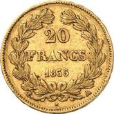 Reverse 20 Francs 1835 A