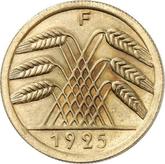 Reverse 50 Reichspfennig 1925 F