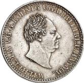 Obverse 2/3 Thaler 1834 A Silver Mines of Clausthal