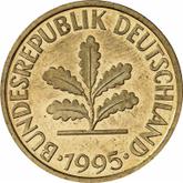 Reverse 10 Pfennig 1995 J
