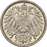 Reverse 10 Pfennig 1902 E