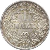 Obverse 1 Mark 1893 D