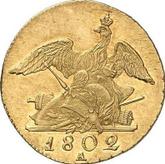 Reverse Frederick D'or 1802 A