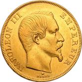 Obverse 50 Francs 1858 BB