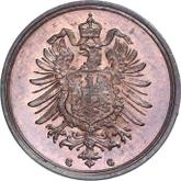 Reverse 1 Pfennig 1885 G