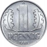 Obverse 1 Pfennig 1961 A