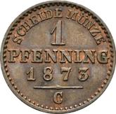 Reverse 1 Pfennig 1873 C