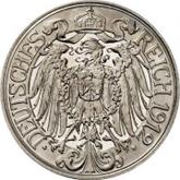 Reverse 25 Pfennig 1912 A