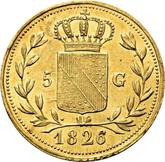 Reverse 5 Gulden 1826