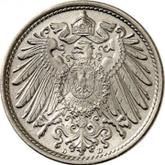 Reverse 10 Pfennig 1900 D