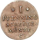Reverse Pfennig 1817 C