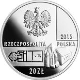 Obverse 20 Zlotych 2015 MW Relics of the palace and religious complex in Ostrow Lednicki