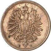 Reverse 1 Pfennig 1889 G