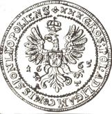 Reverse 1 Zloty (30 Groszy) 1665 AT Pattern