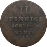 Reverse 2 Pfennig 1826 C