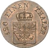 Obverse 3 Pfennig 1844 A
