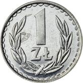 Reverse 1 Zloty 1983 MW