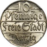 Reverse 10 Pfennig 1923