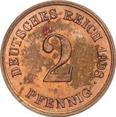 Obverse 2 Pfennig 1908 E