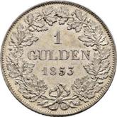 Reverse Gulden 1853