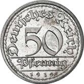 Obverse 50 Pfennig 1919 D