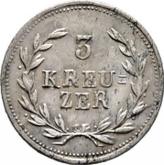 Reverse 3 Kreuzer 1824