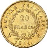 Reverse 20 Francs 1811 U