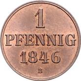 Reverse Pfennig 1846 B