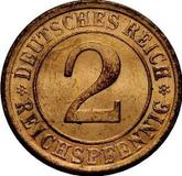 Obverse 2 Reichspfennig 1925 A