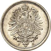 Reverse 10 Pfennig 1889 J