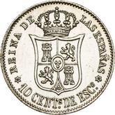 Reverse 10 Céntimos de escudo 1868