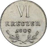 Reverse 6 Kreuzer 1809