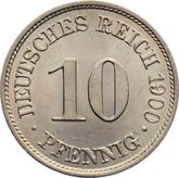 Obverse 10 Pfennig 1900 A