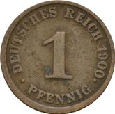 Obverse 1 Pfennig 1900 J