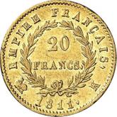Reverse 20 Francs 1811 K