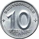Obverse 10 Pfennig 1948 A