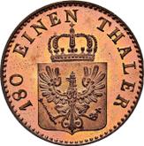 Obverse 2 Pfennig 1854 A