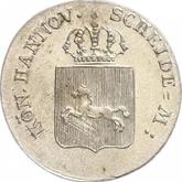 Obverse 4 Pfennig 1842 S
