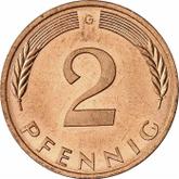 Obverse 2 Pfennig 1978 G
