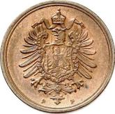 Reverse 1 Pfennig 1889 F