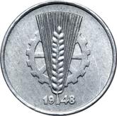 Reverse 10 Pfennig 1948 A