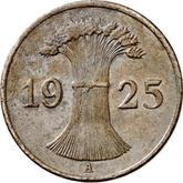 Reverse 1 Rentenpfennig 1925 A