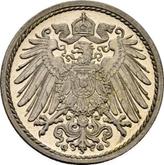 Reverse 5 Pfennig 1901 G