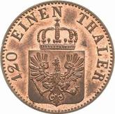 Obverse 3 Pfennig 1857 A
