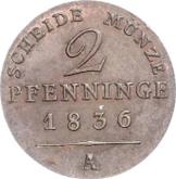 Reverse 2 Pfennig 1836 A