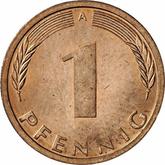 Obverse 1 Pfennig 1995 A